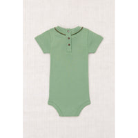 Misha and Puff Oakmoss Short Sleeve Scout Onesie