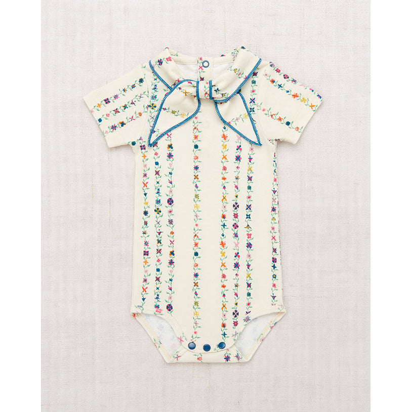 Misha and Puff String Little Botanica Short Sleeve Scout Onesie