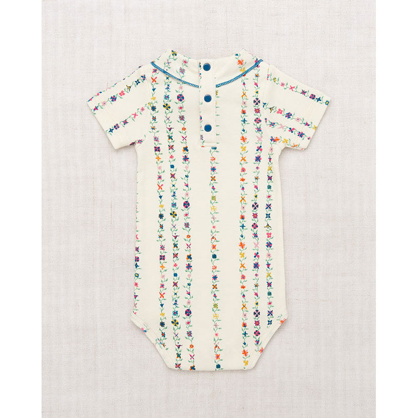 Misha and Puff String Little Botanica Short Sleeve Scout Onesie
