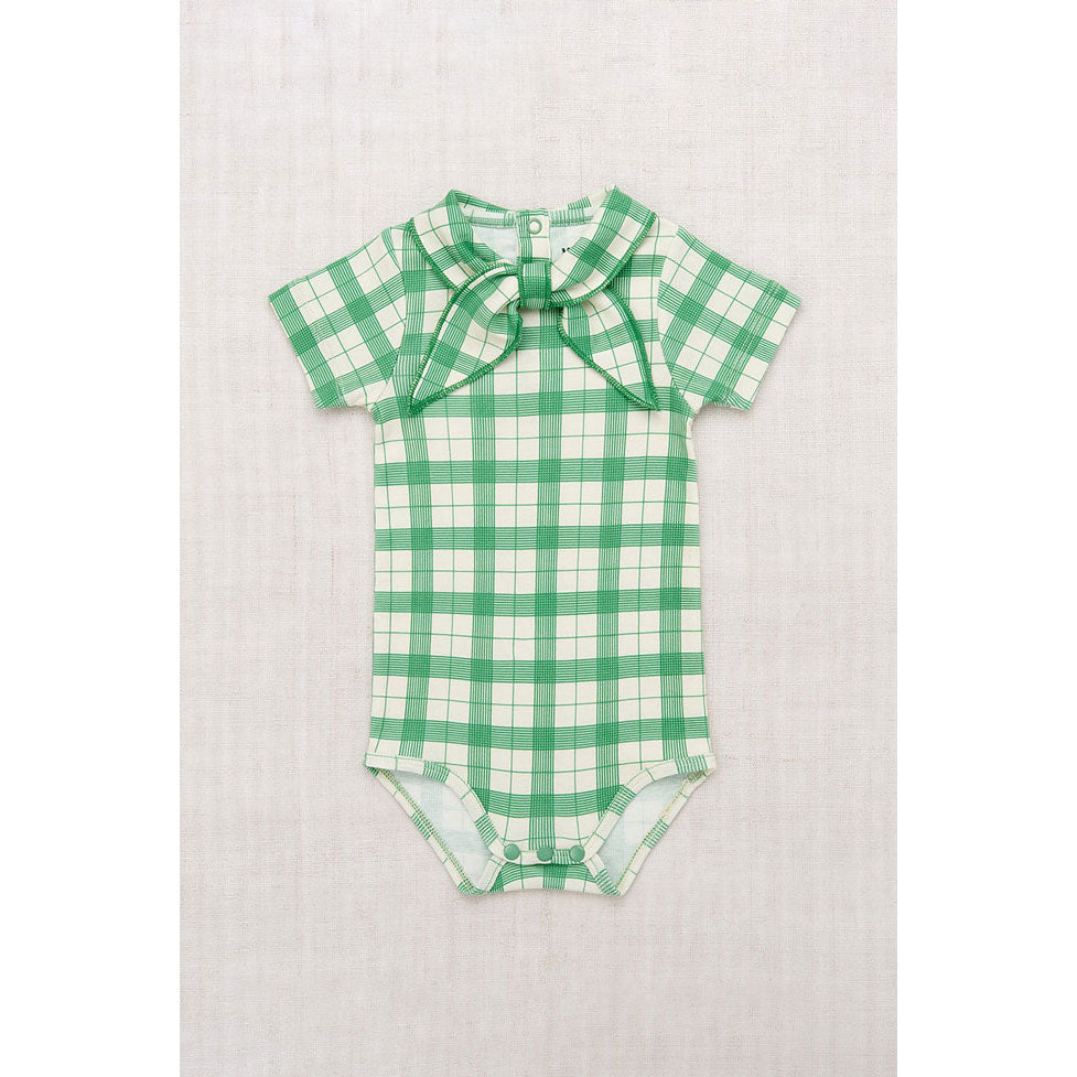 Misha and Puff String Piazza Short Sleeve Scout Onesie