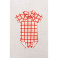 Misha and Puff Tomato Piazza Short Sleeve Scout Onesie