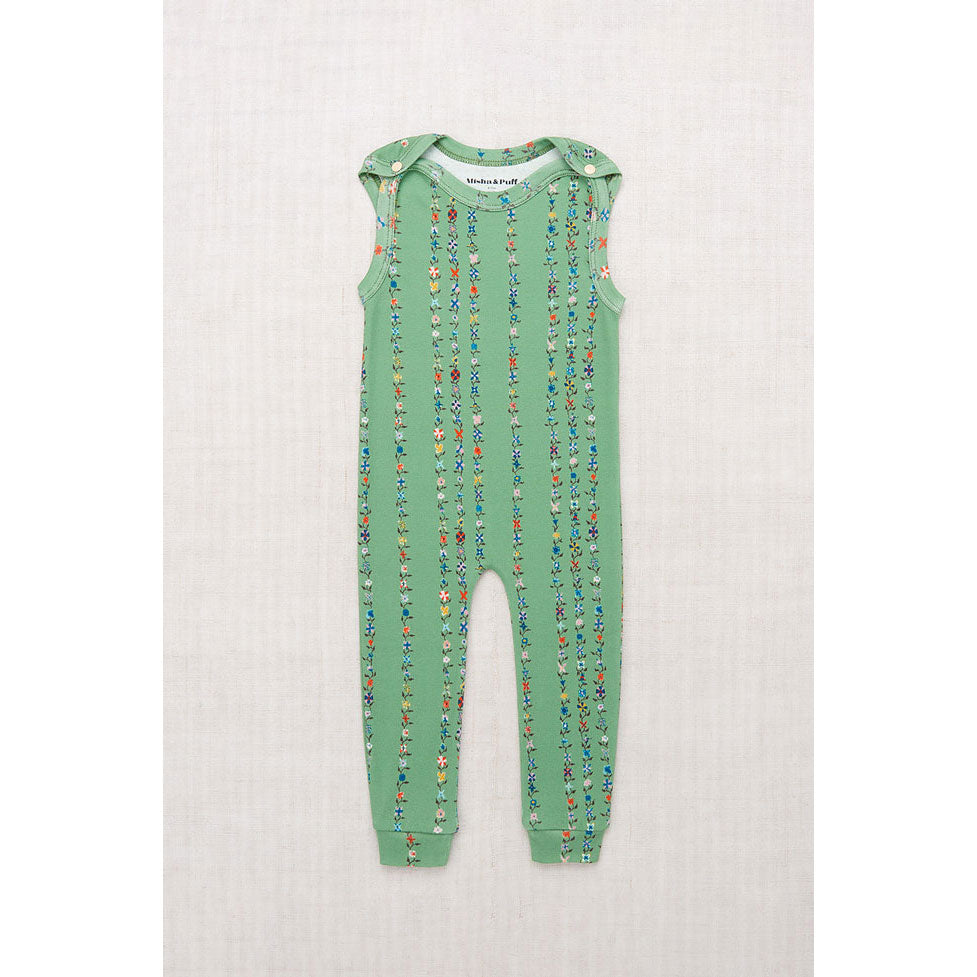 Misha and Puff Jadeite Little Botanica Snap Overall