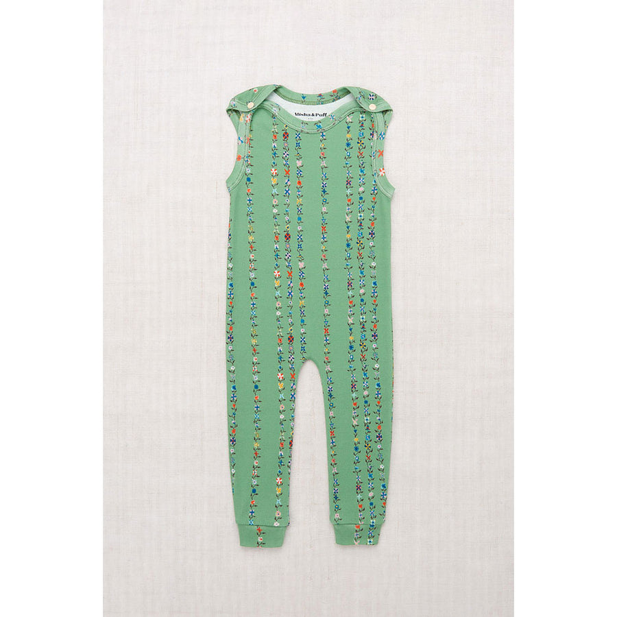 Misha and Puff Jadeite Little Botanica Snap Overall