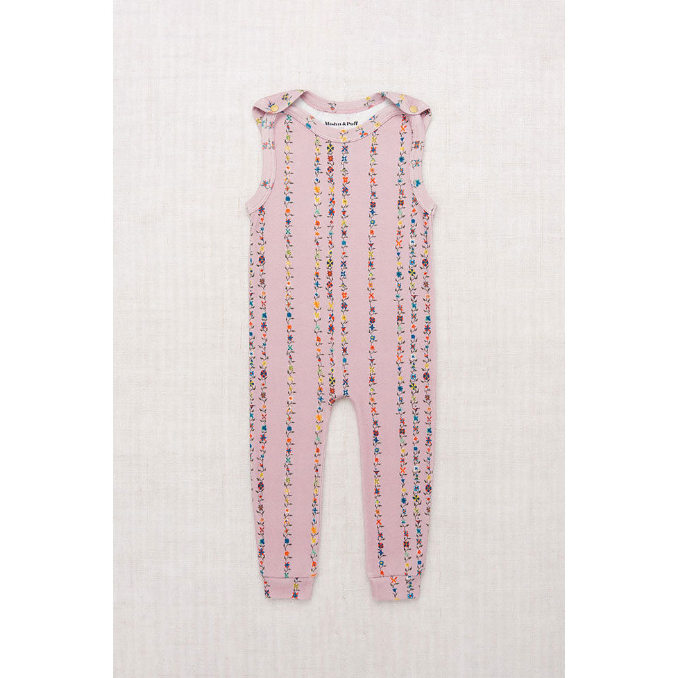 Misha and Puff Plum Petal Little Botanica Snap Overall