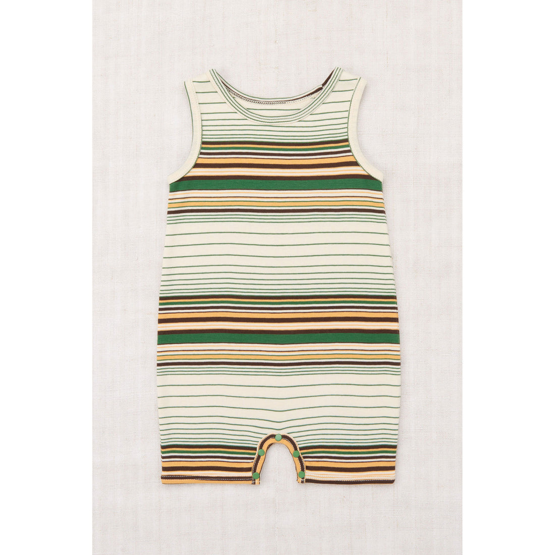 Misha and Puff Lawn Patio Stripe Baby Tank Romper