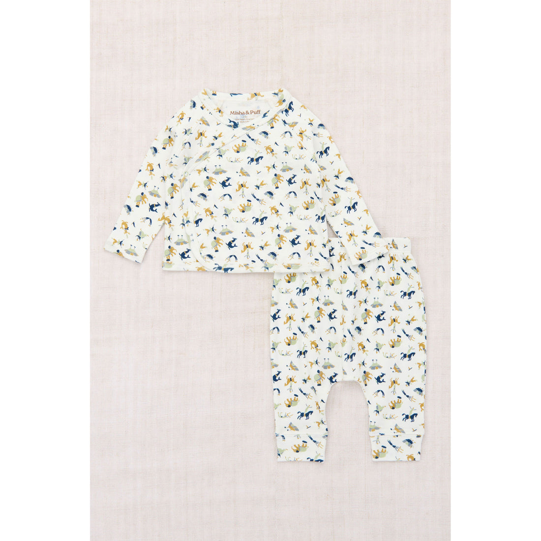 Misha and Puff Marzipan Circus Baby Wrap Set