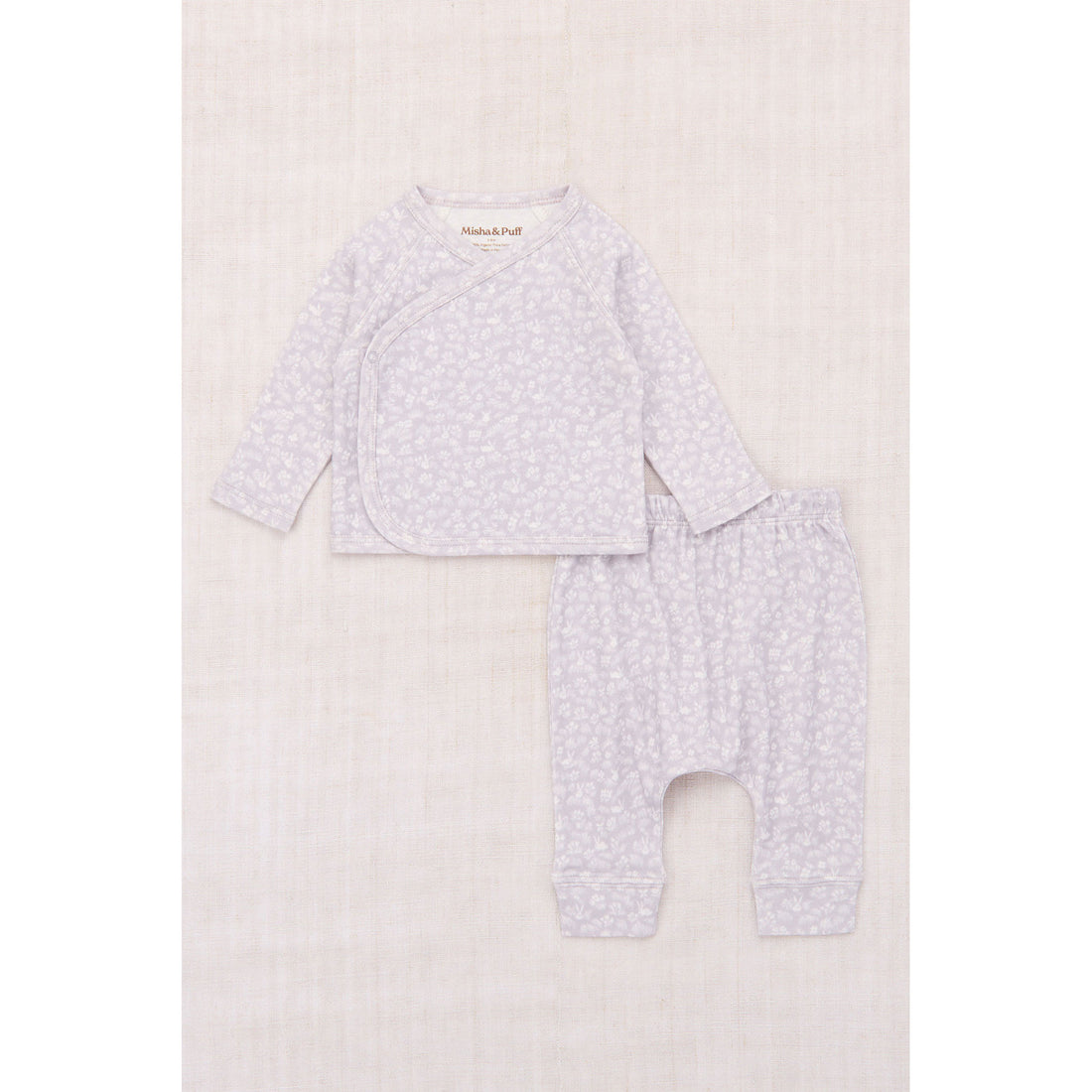 Misha and Puff Mist Bunny Meadow Baby Wrap Set