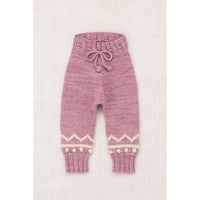 Misha and Puff Antique Rose Baby Zig Zag Snowy Day Legging