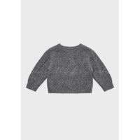 Louisiella Gray Baby Abbie Knit Cardigan