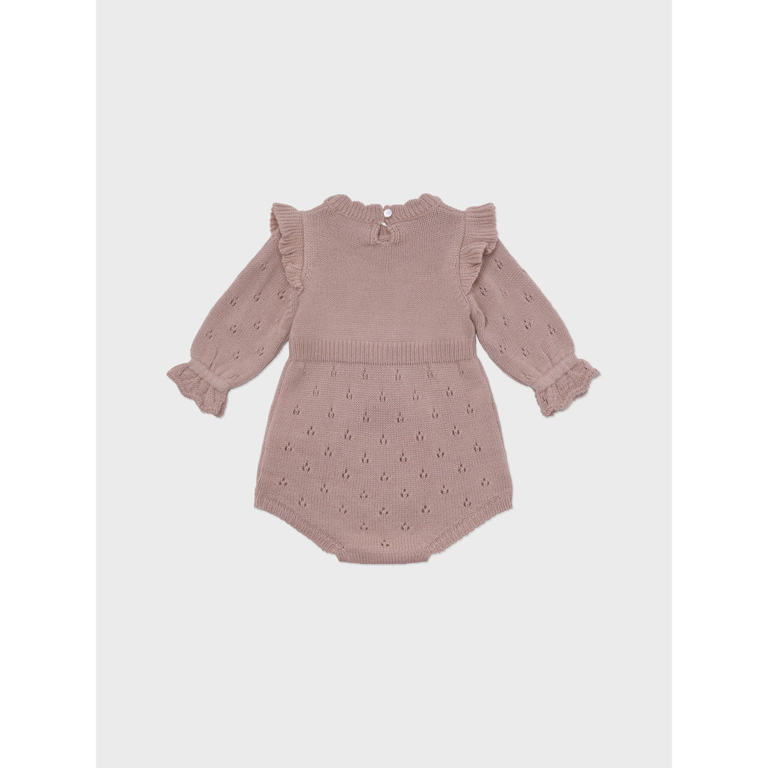 Louisiella Indee Pink Baby Lena Knit Romper