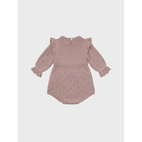 Louisiella Indee Pink Baby Lena Knit Romper
