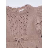 Louisiella Indee Pink Baby Lena Knit Romper