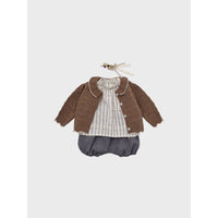 Louisiella Brown Baby Bretta Knit Cardigan