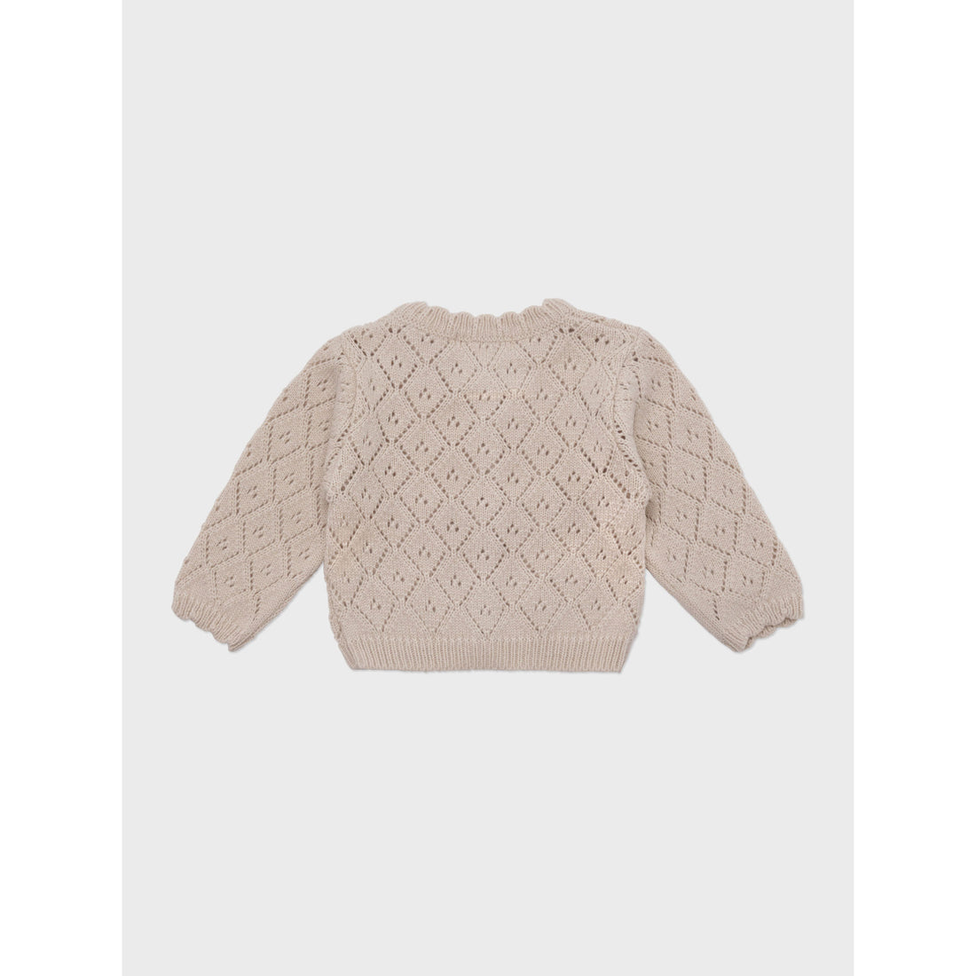 Louisiella Beige Baby Perry Knit Cardigan