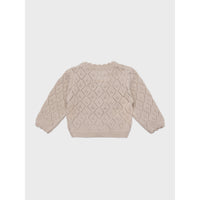 Louisiella Beige Baby Perry Knit Cardigan