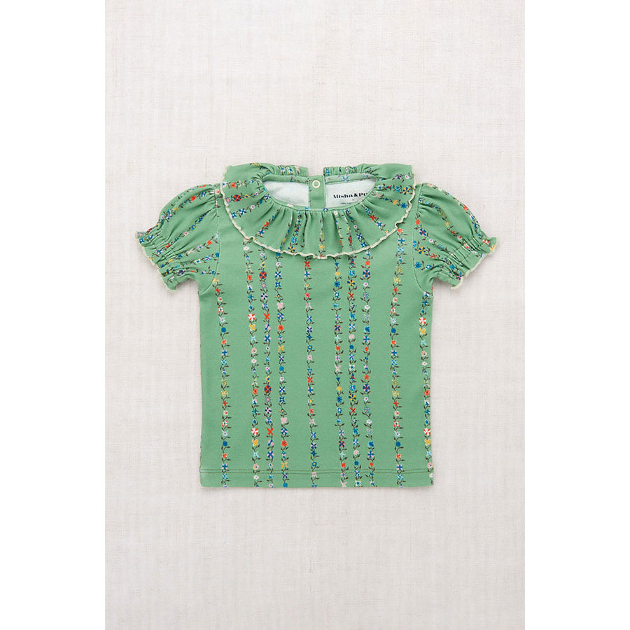 Misha and Puff Jadeite Little Botanica Balloon Sleeve Paloma Tee