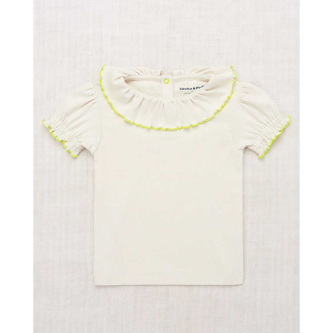 トップス misha&puff Paloma Tee Marzipan 12-18m Misha and Puff Marzipan Balloon Sleeve Paloma Tee – Ladida