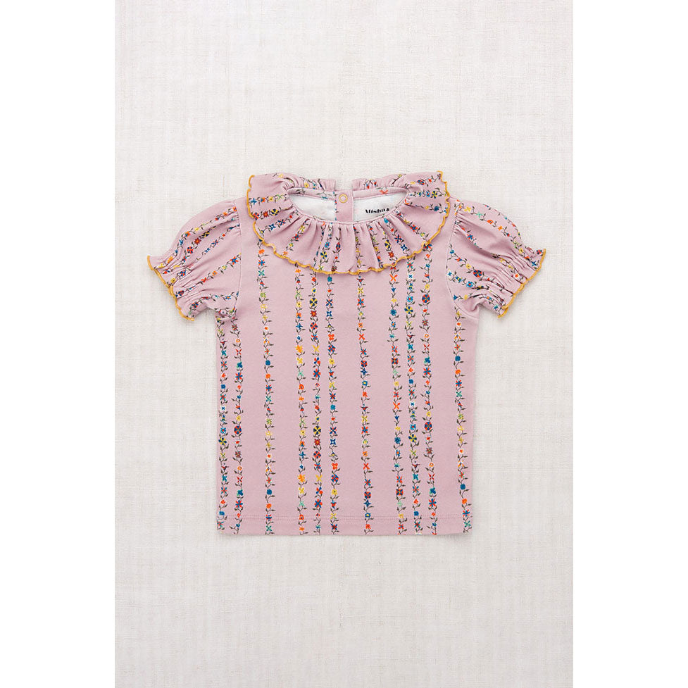 Misha and Puff Plum Petal Little Botanica Balloon Sleeve Paloma Tee