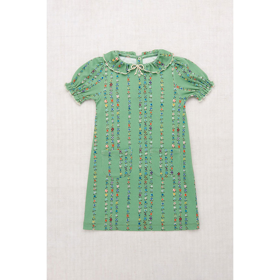 Misha and Puff Jadeite Little Botanica Balloon Sleeve Pattie Dress