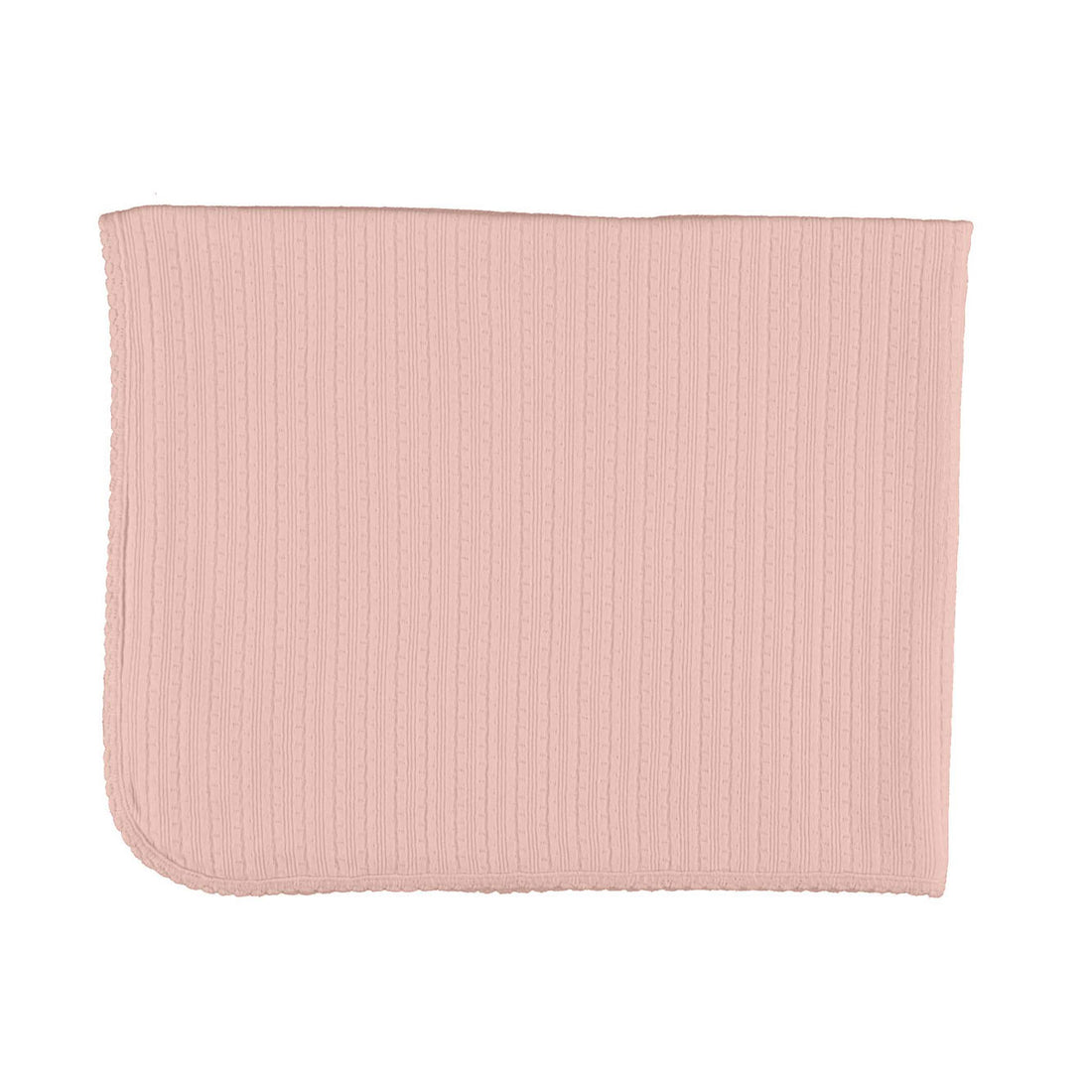Bebe Organic Blush Pointelle Bebe Blanket