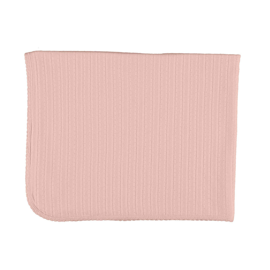Bebe Organic Blush Pointelle Bebe Blanket