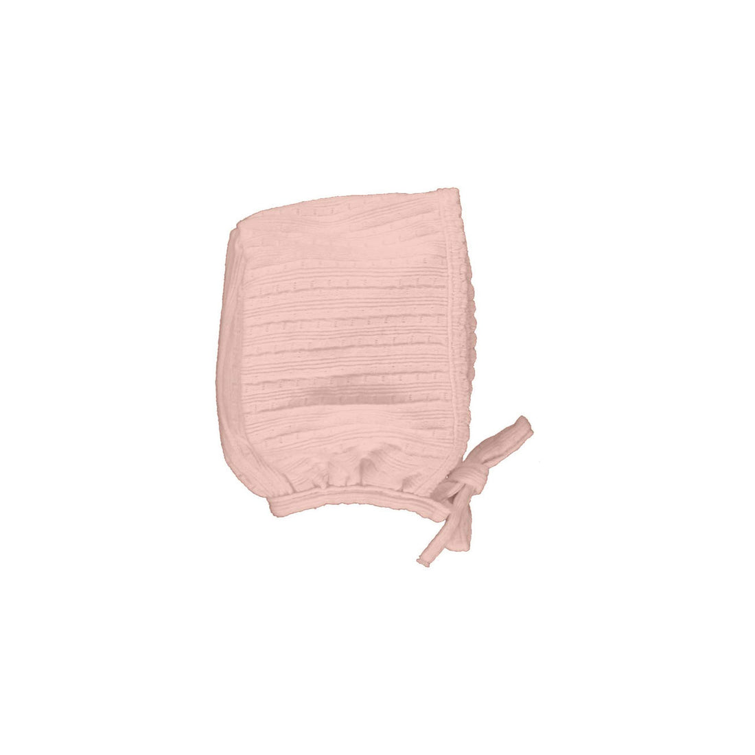 Bebe Organic Blush Pointelle Bebe Bonnet