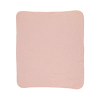 Bebe Organic Blush Heart Pointelle Blanket