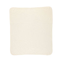 Bebe Organic Natural Heart Pointelle Blanket