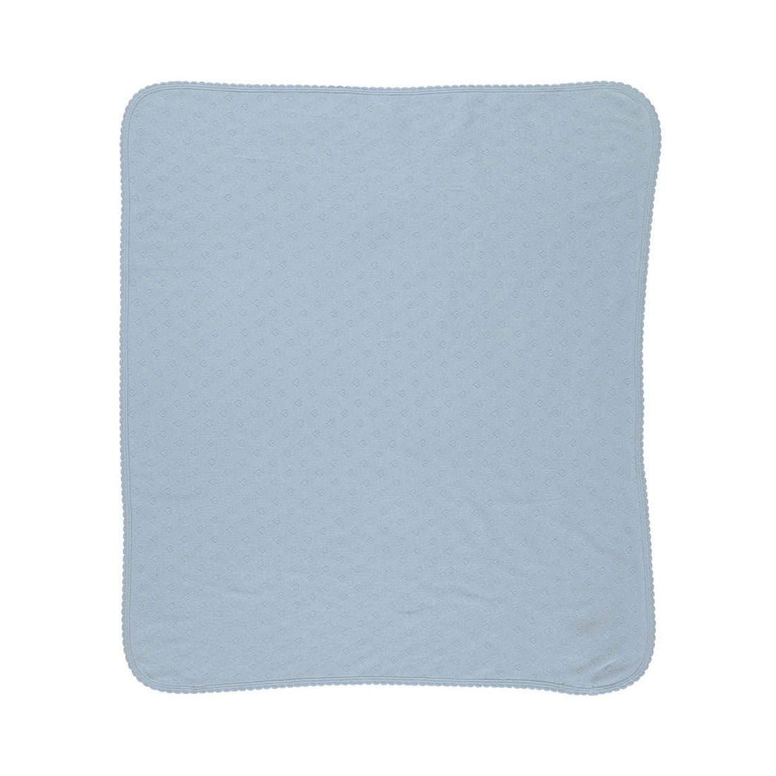 Bebe Organic Sea Heart Pointelle Bebe Blanket