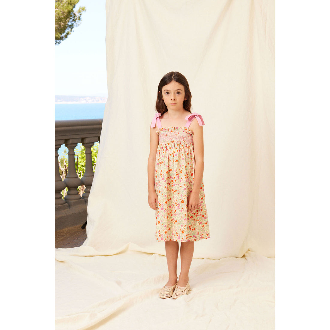 Bebe Organic Floral Meadow Eleanor Dress