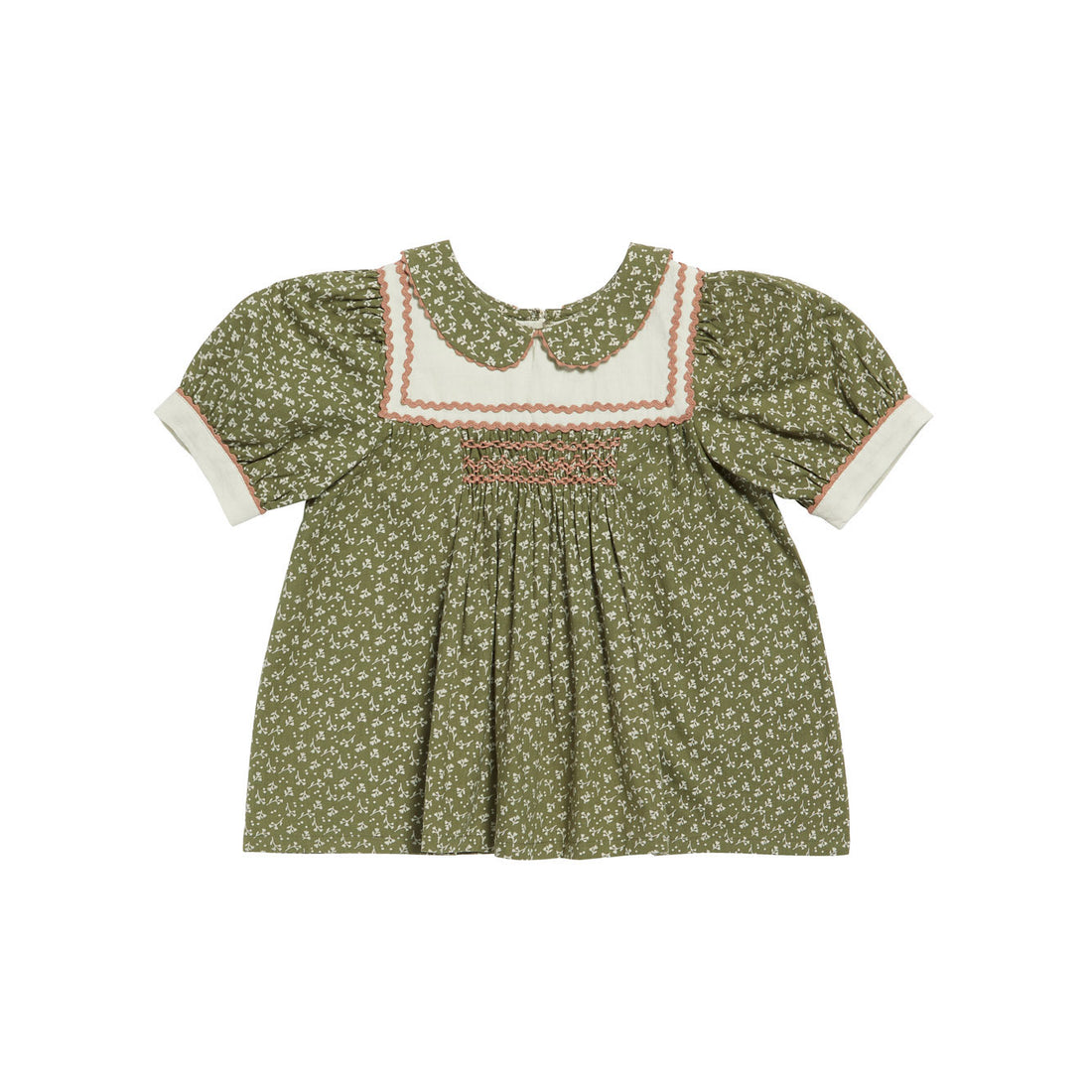 Little Cotton Clothes Hawthorn Floral Bella Smocked Blouse