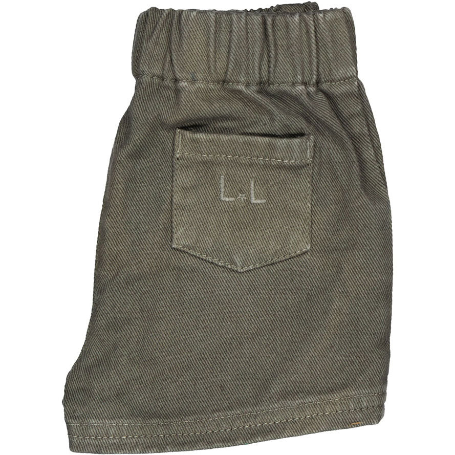 Louis Louise Light Khaki Denim Pekin Bermudas