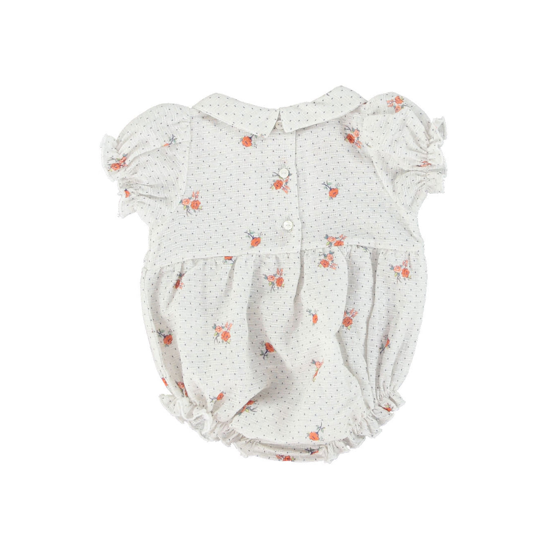 Bebe Organic Vintage Floral Bia Romper