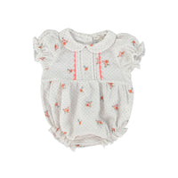 Bebe Organic Vintage Floral Bia Romper