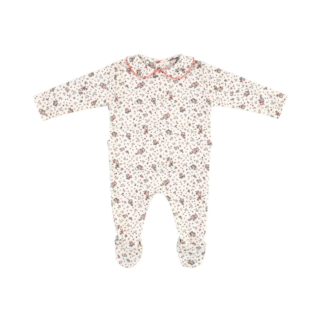 Bebe Organic Fall Prairie Blanca Collar Overall