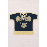 Misha and Puff Galaxy Blomma Crochet Fringe Poncho