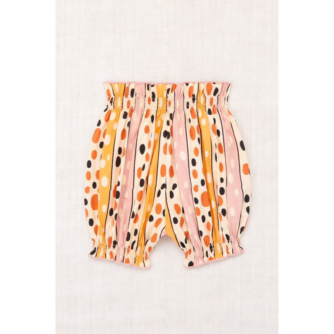 Misha and Puff Frangipani Polka-Stripe Bloomer