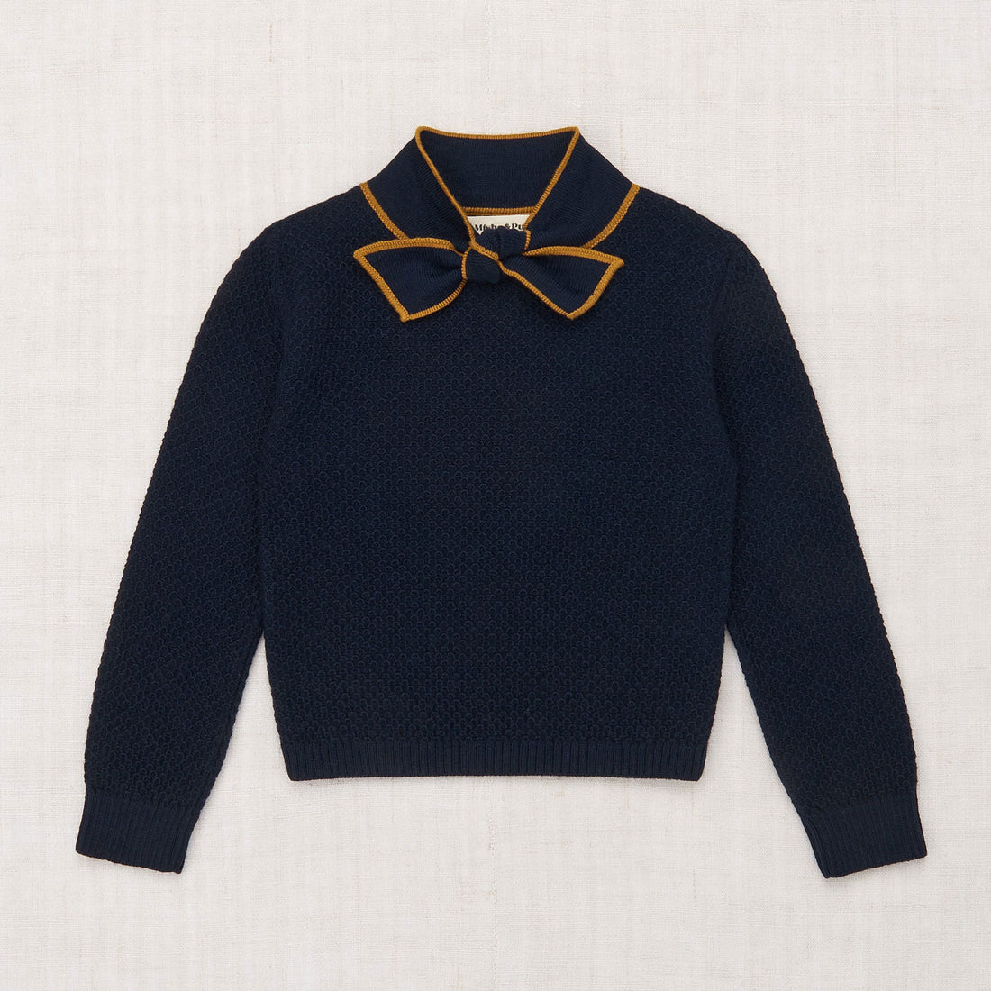 Misha and Puff Bow Scout Sweater - Ink