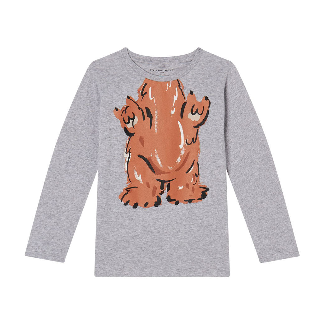 Stella Mccartney Grey Bear Tromple Loei Tee