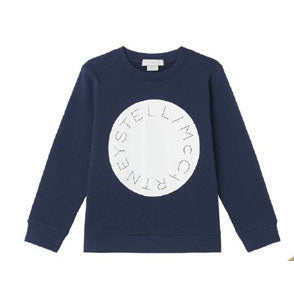 Stella Mccartney Navy Logo Disc Sweatshirt