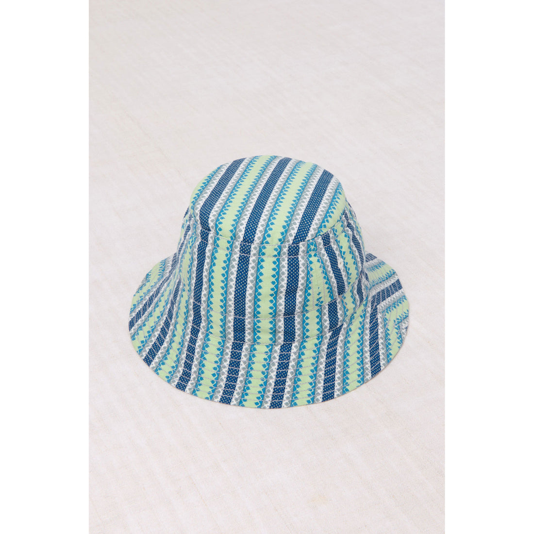 Misha and Puff   Blue Ribbon Vaquero Stripe Bucket Hat