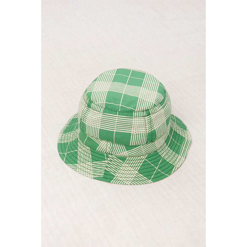 Misha and Puff Bottle Green Piazza Bucket Hat