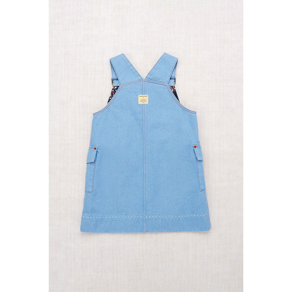 Misha and Puff Baby Blue Buckle Jumper Dress