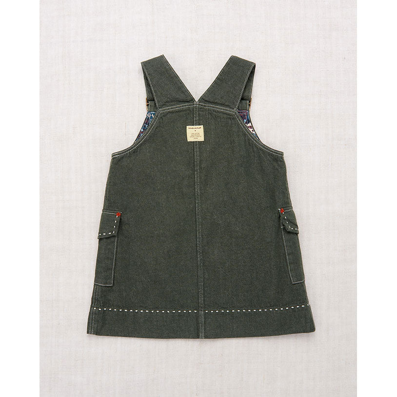 Misha and Puff  Sage Denim Buckle Jumper Dress