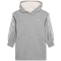 Chloe Grey Hoodie Dress