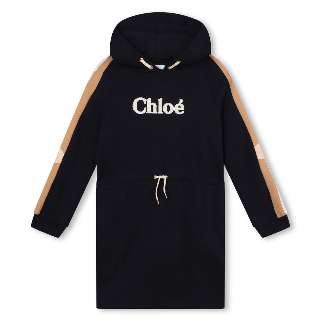 Chloe Navy Hooded Dress