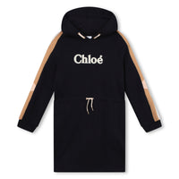 Chloe Navy Hooded Dress