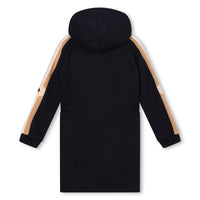 Chloe Navy Hooded Dress