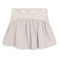 Chloe Chine Beige Skirt
