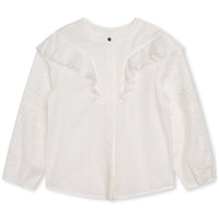 Chloe Off White Mini Me Twill Blouse
